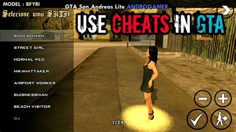 gta san andreas mobile cheats android|More.